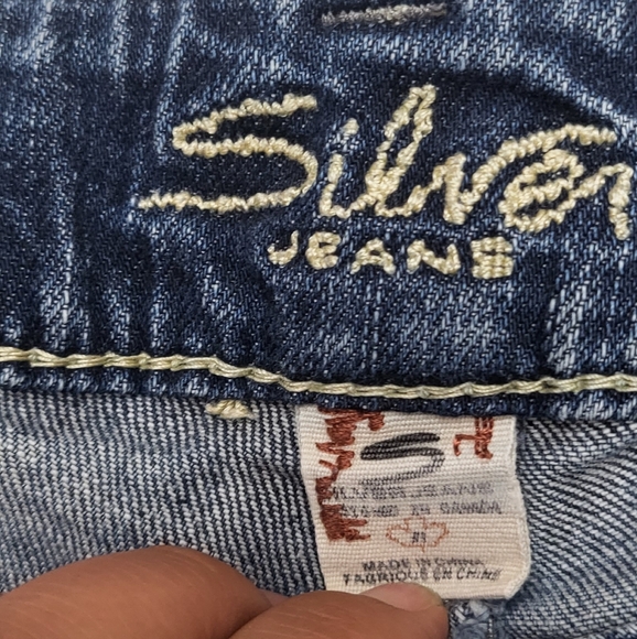 Silver Jean Co women's blue Denim Suku Capri size w31 - Picture 11 of 16